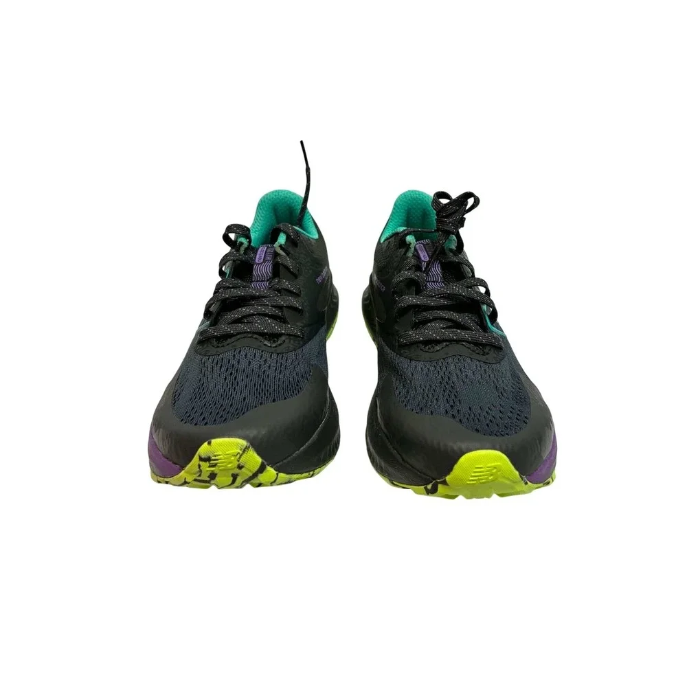 New Balance DynaSoft Nitrel v5 Trail Running Shoes Womens 6 Black Purple Teal
